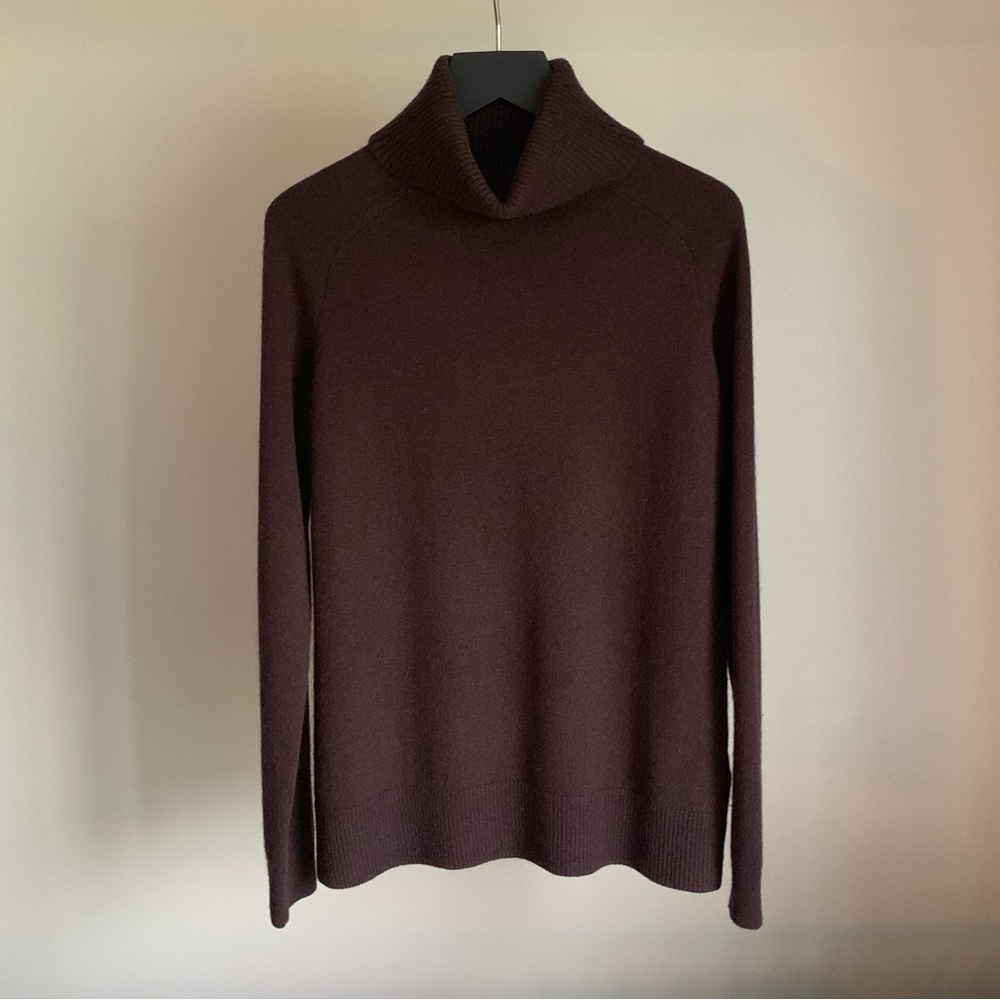 Massimo dutti Wool & Cashmere Brown Turtleneck